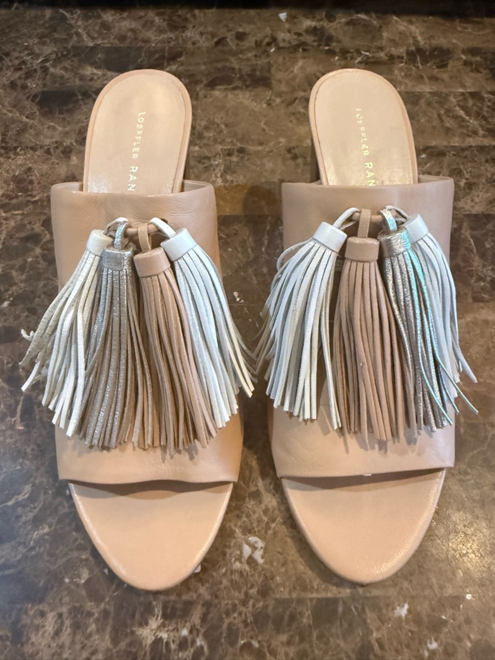 Loeffler Randall. Cleo Tassel Mule. Wheat. Size 8.5. - Picture 2 of 11